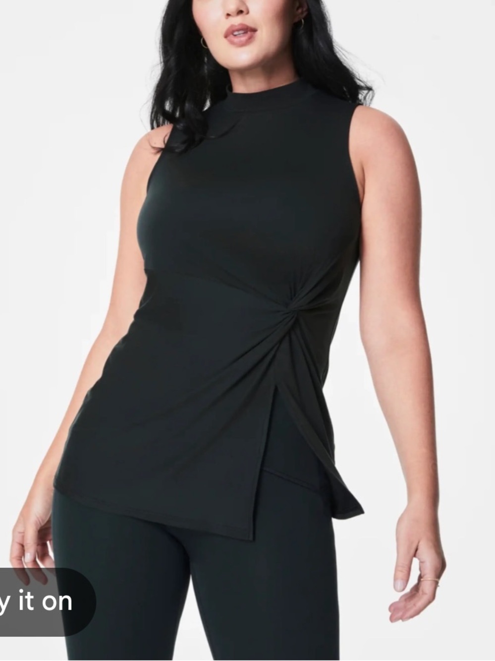 SPANX Butter Asymmetrical Sleeveless Top